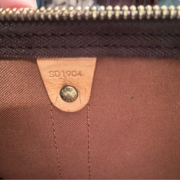 Louis Vuitton Monogram Brown Duffel Bag with Tan Accents - Picture 10 of 12